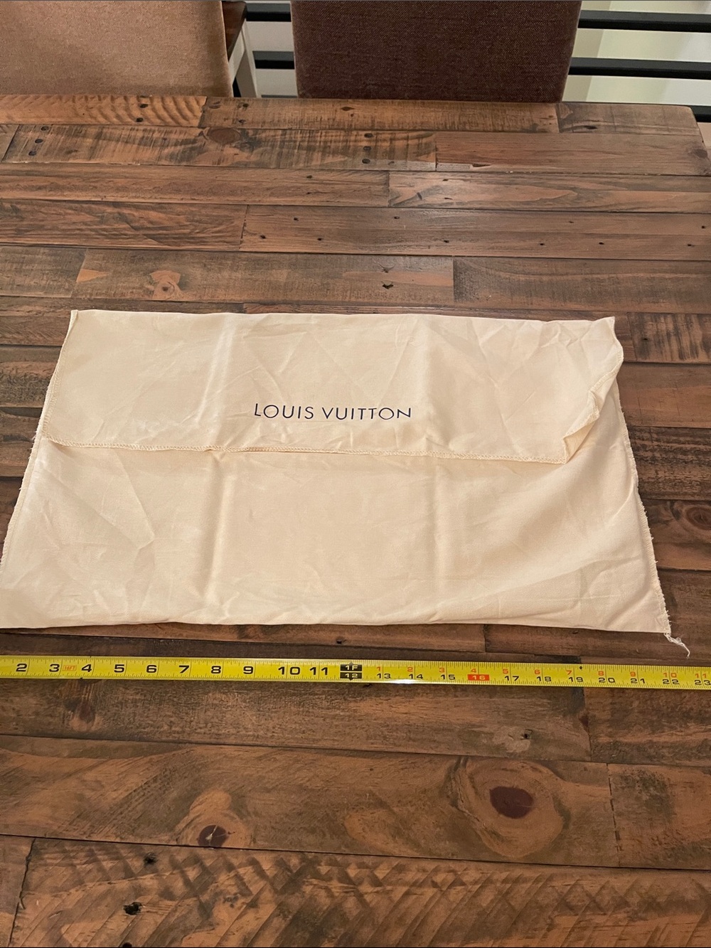 Cream Dust Bag with Logo